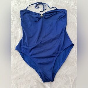 Old Navy Women's Blue One Piece Swimsuit